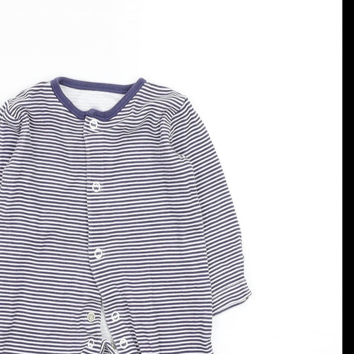 Asda George Boys Multicoloured Striped  Babygrow One-Piece Size 0-3 Months