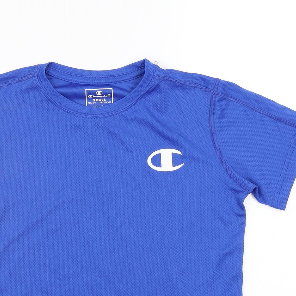 Champion Boys Blue   Basic T-Shirt Size 7-8 Years