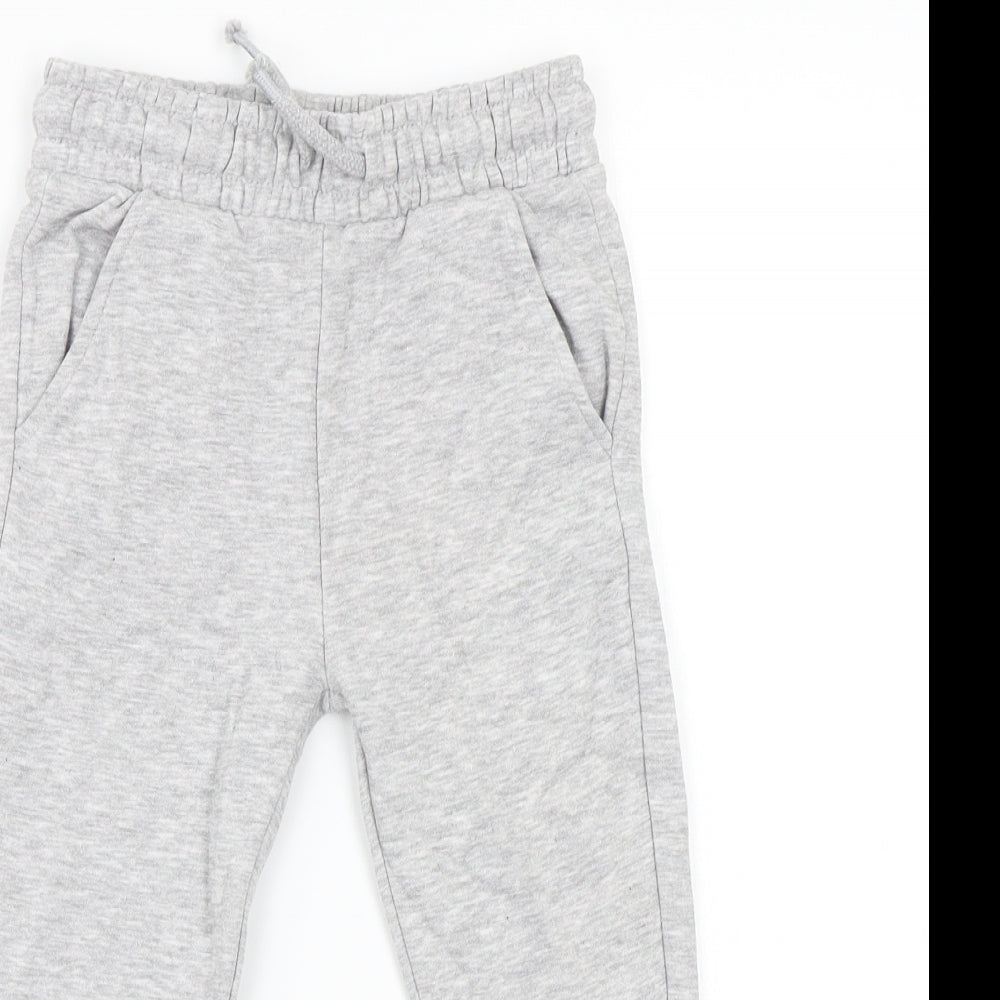 F&F Boys Grey   Jogger Trousers Size 3-4 Years