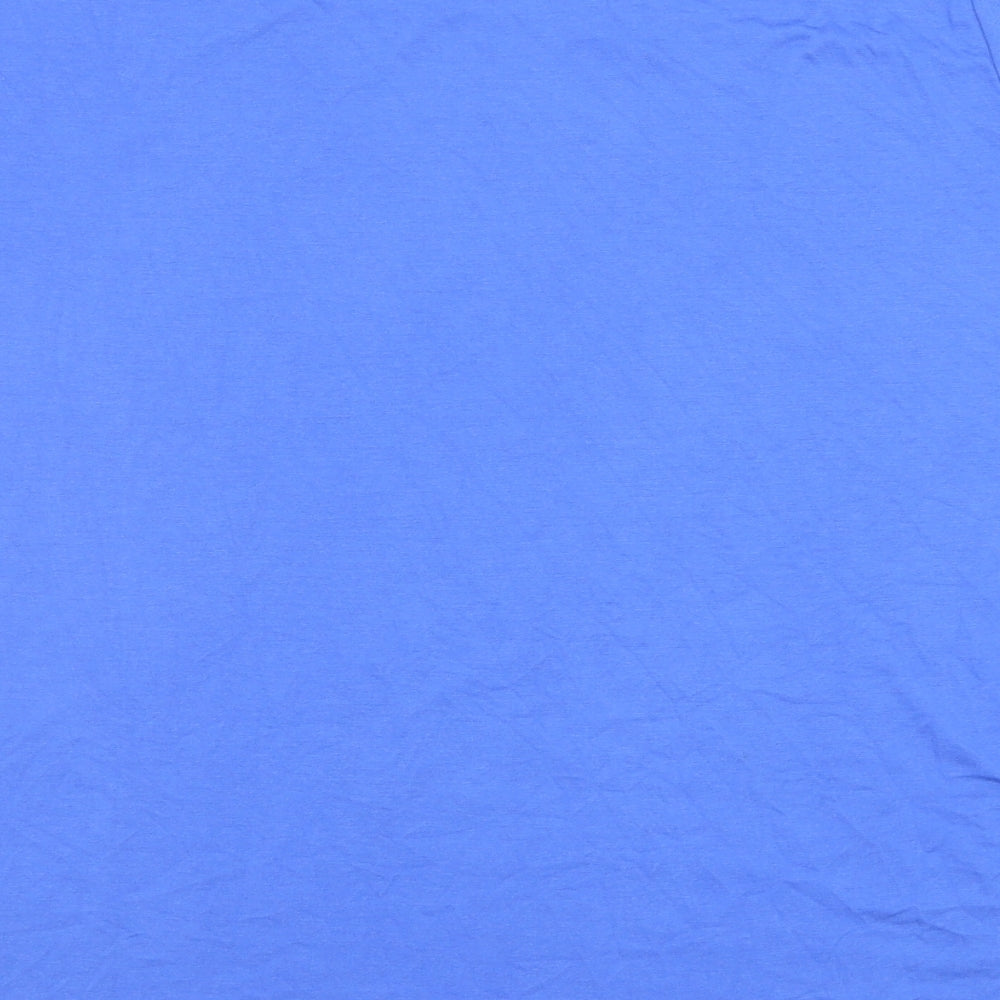 love tees Womens Blue Floral  Basic T-Shirt Size 26