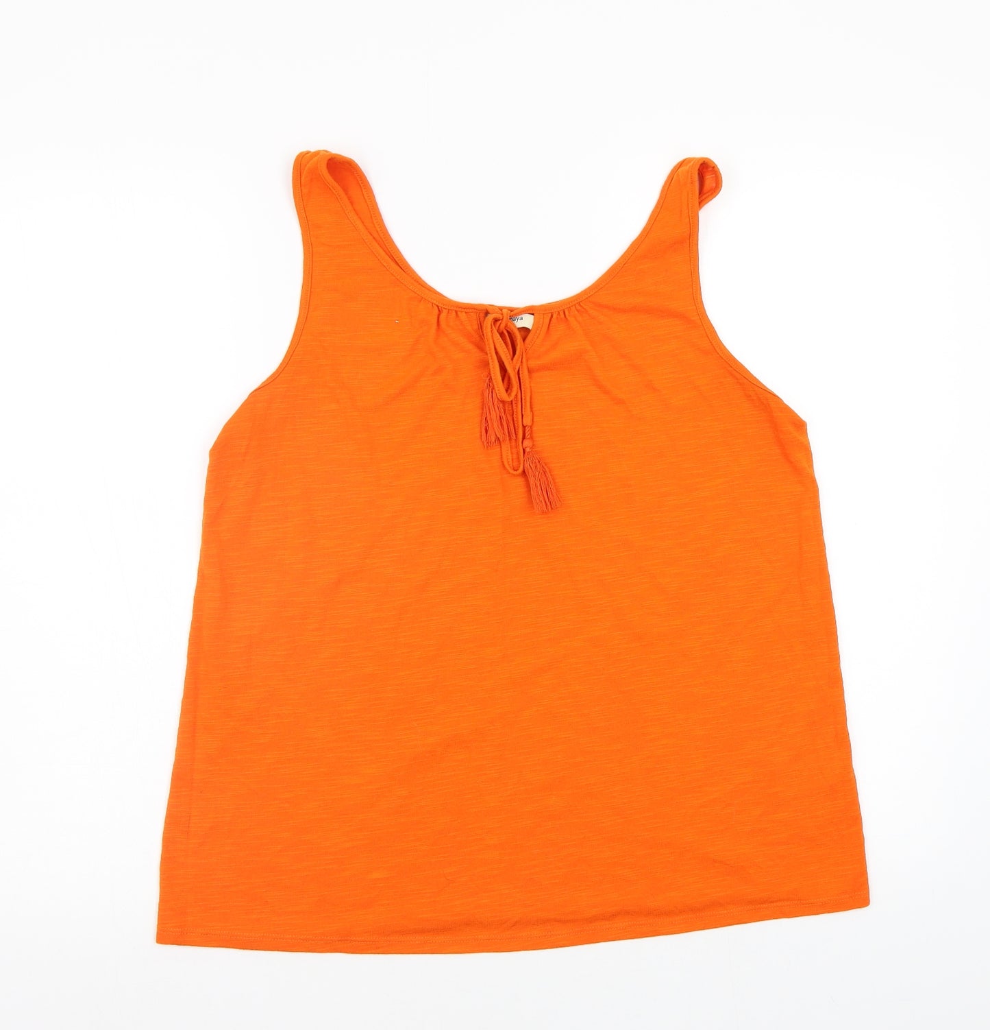 Papaya Womens Orange   Basic Tank Size 14