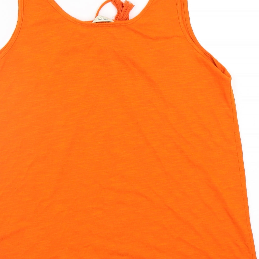 Papaya Womens Orange   Basic Tank Size 14