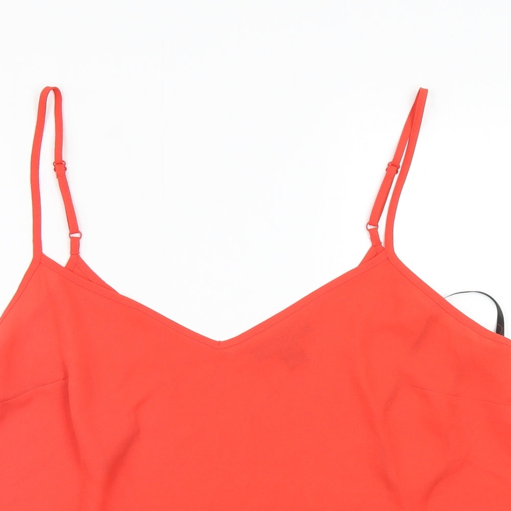 Primark Womens Red   Camisole T-Shirt Size 16