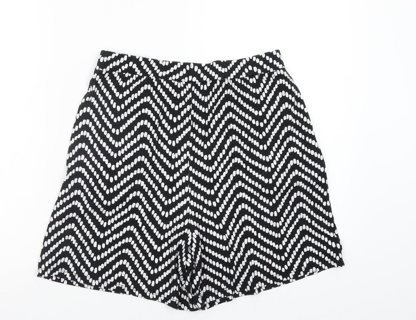 TU Womens Multicoloured Geometric  Hot Pants Shorts Size 12 - stretch waistband