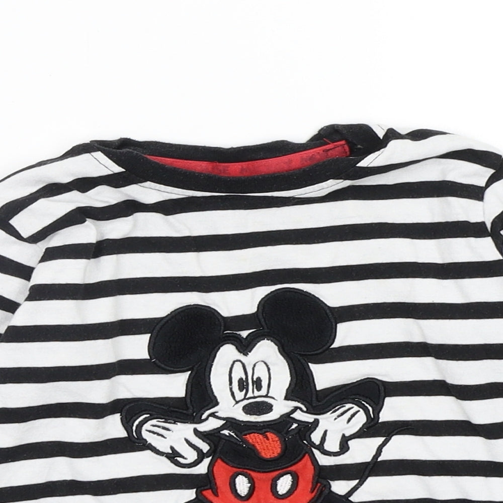 Primark Boys Multicoloured Striped  Basic T-Shirt Size 2-3 Years