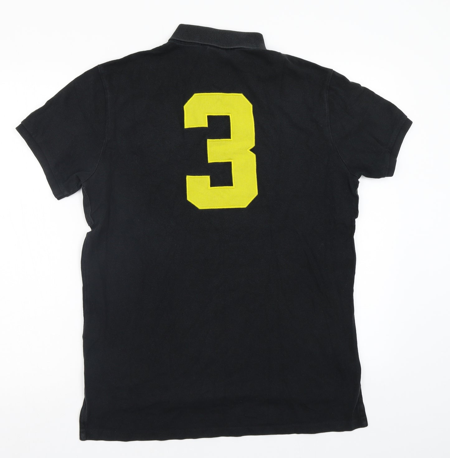 Polo Ralph Lauren Mens Black    Polo Size M