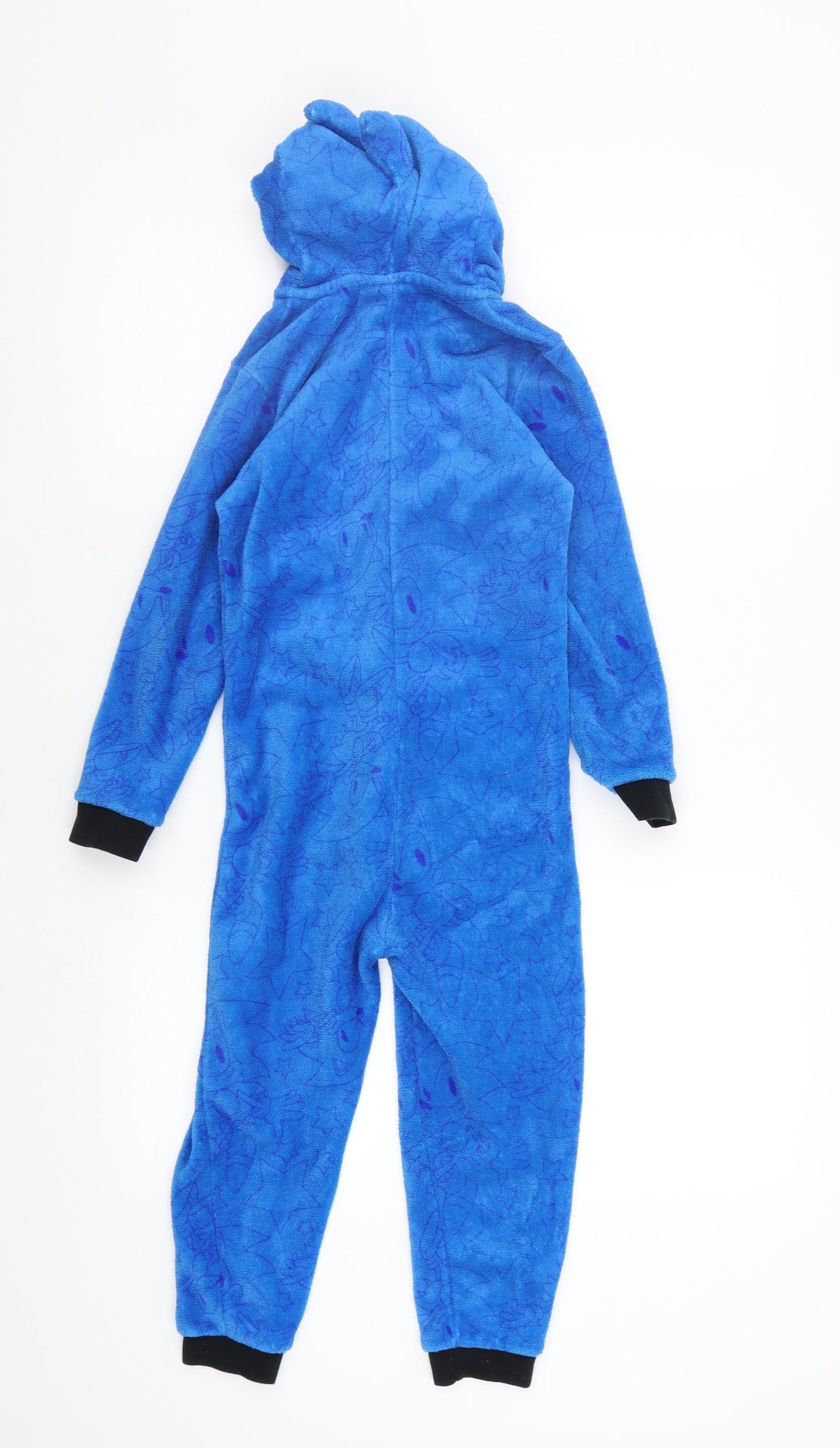 Sonic Boys Blue Solid   One Piece Size 5-6 Years