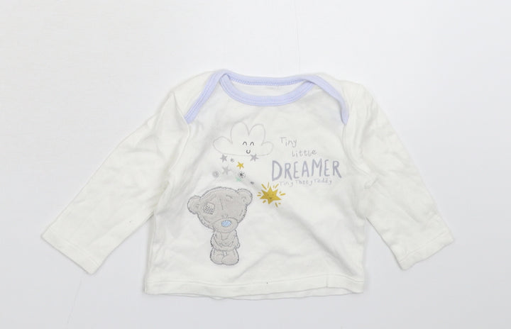 Me To You Baby White Basic T-Shirt Size 3-6 Months