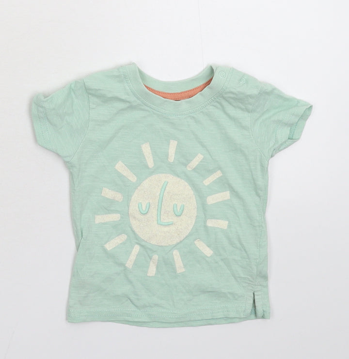 Primark Baby Green Basic T-Shirt Size 3-6 Months