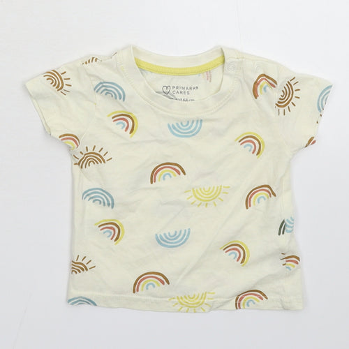 Primark Baby Yellow   Basic T-Shirt Size 3-6 Months