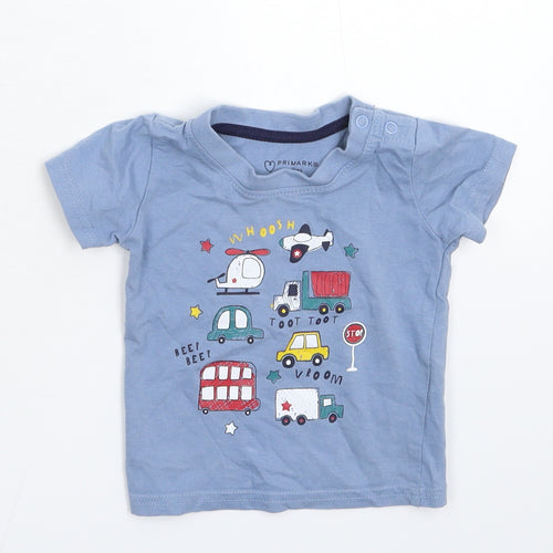 Primark Baby Blue   Basic T-Shirt Size 3-6 Months