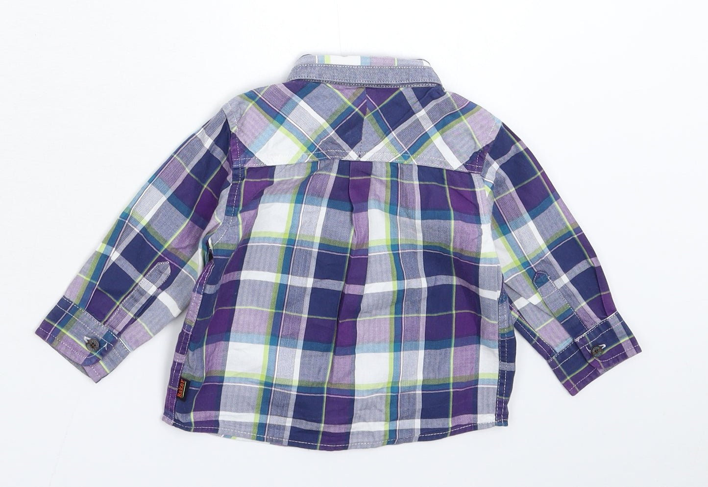 Debenhams Boys Multicoloured Check  Basic Button-Up Size 6-9 Months