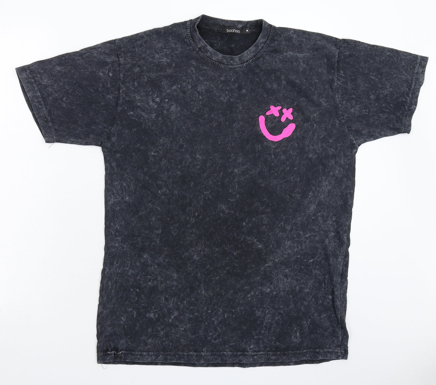 Boohoo Mens Black    T-Shirt Size M