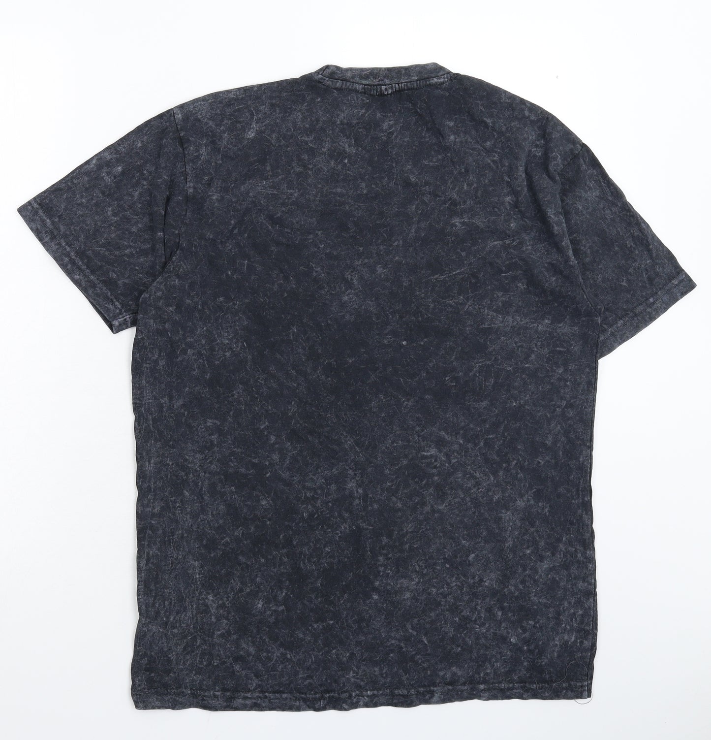 Boohoo Mens Black    T-Shirt Size M