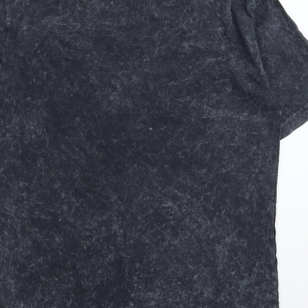 Boohoo Mens Black    T-Shirt Size M