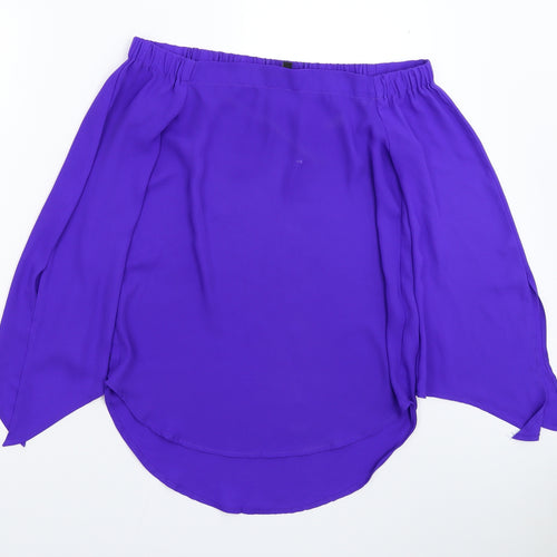 New Look Womens Blue   Basic Blouse Size 8