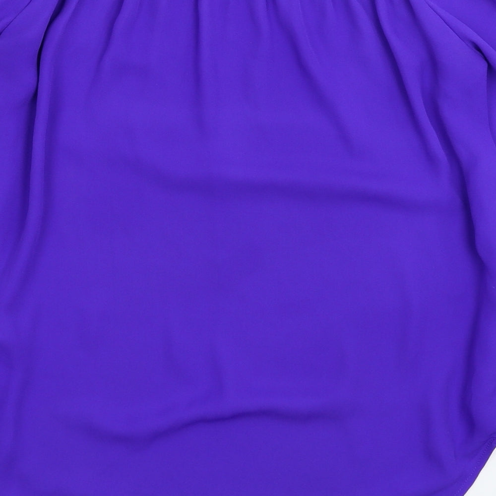 New Look Womens Blue   Basic Blouse Size 8