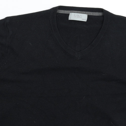Marks and Spencer Womens Black  Knit Pullover Jumper Size M