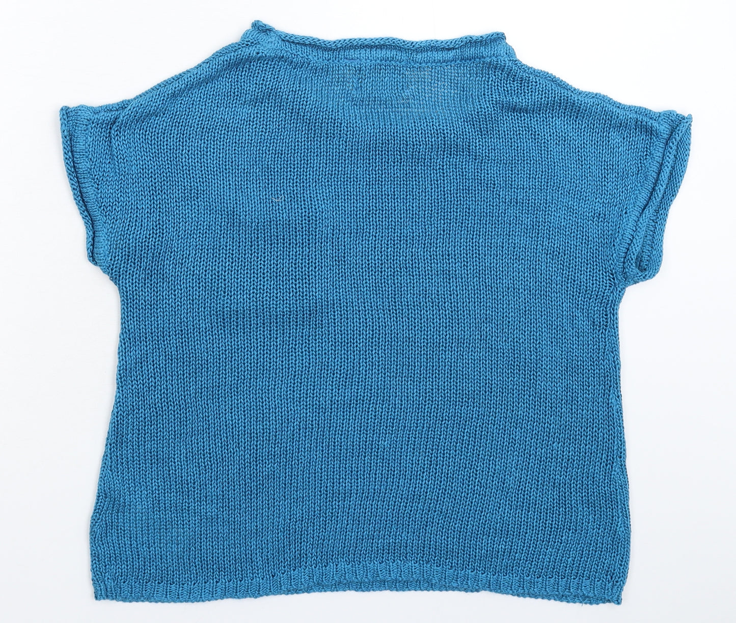 New Look Womens Blue  Knit Pullover Jumper Size 8