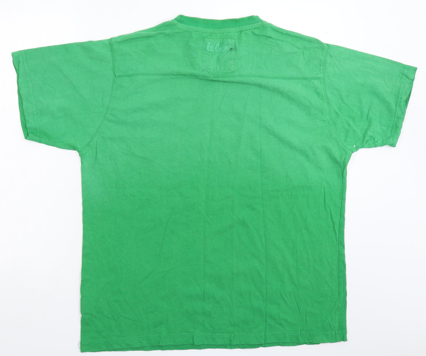 Lee Cooper Mens Green    T-Shirt Size L