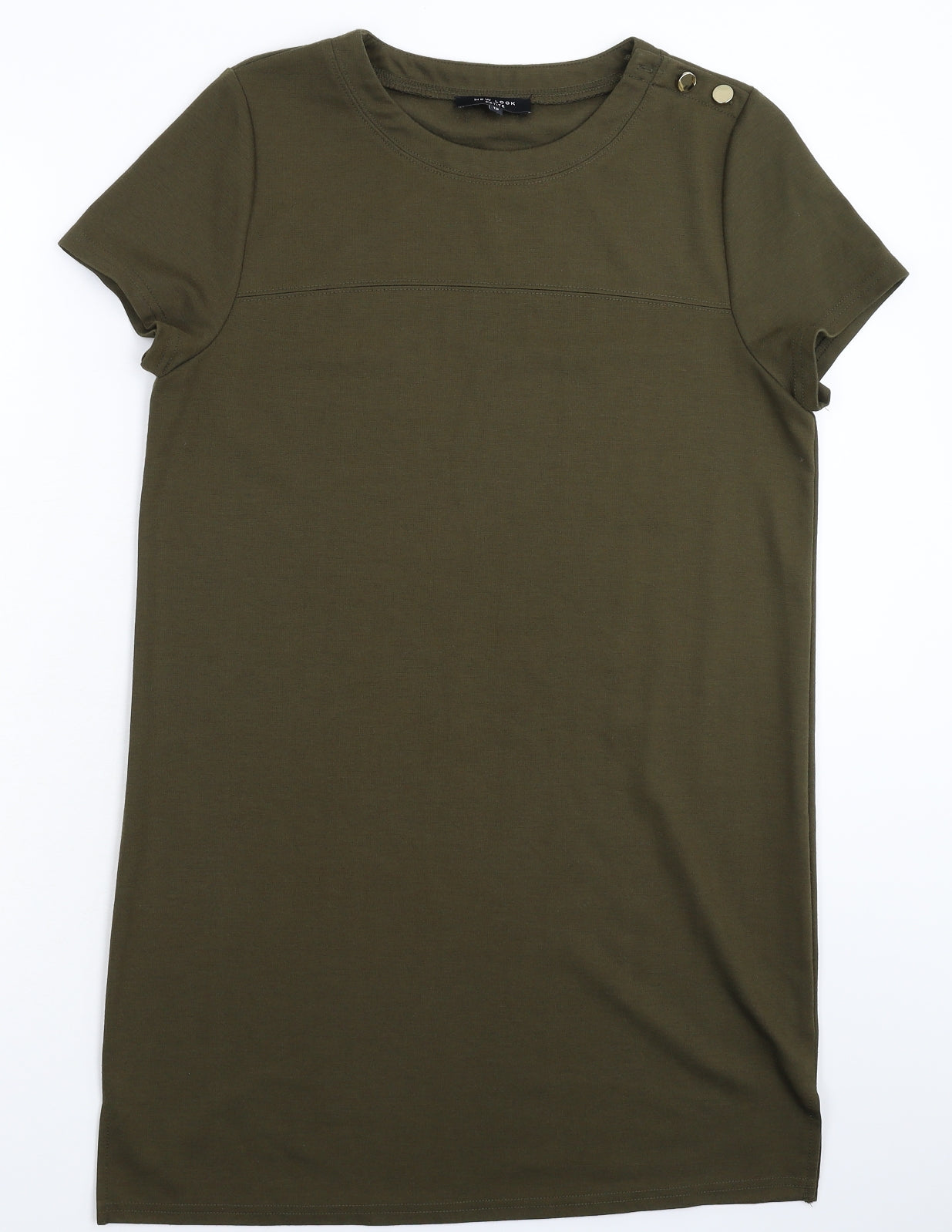 New Look Womens Green   T-Shirt Dress  Size 12