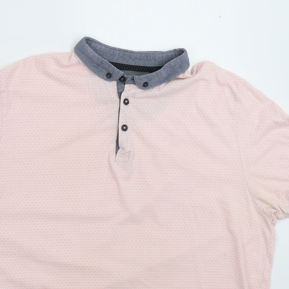 Burton Mens Pink    Polo Size XL