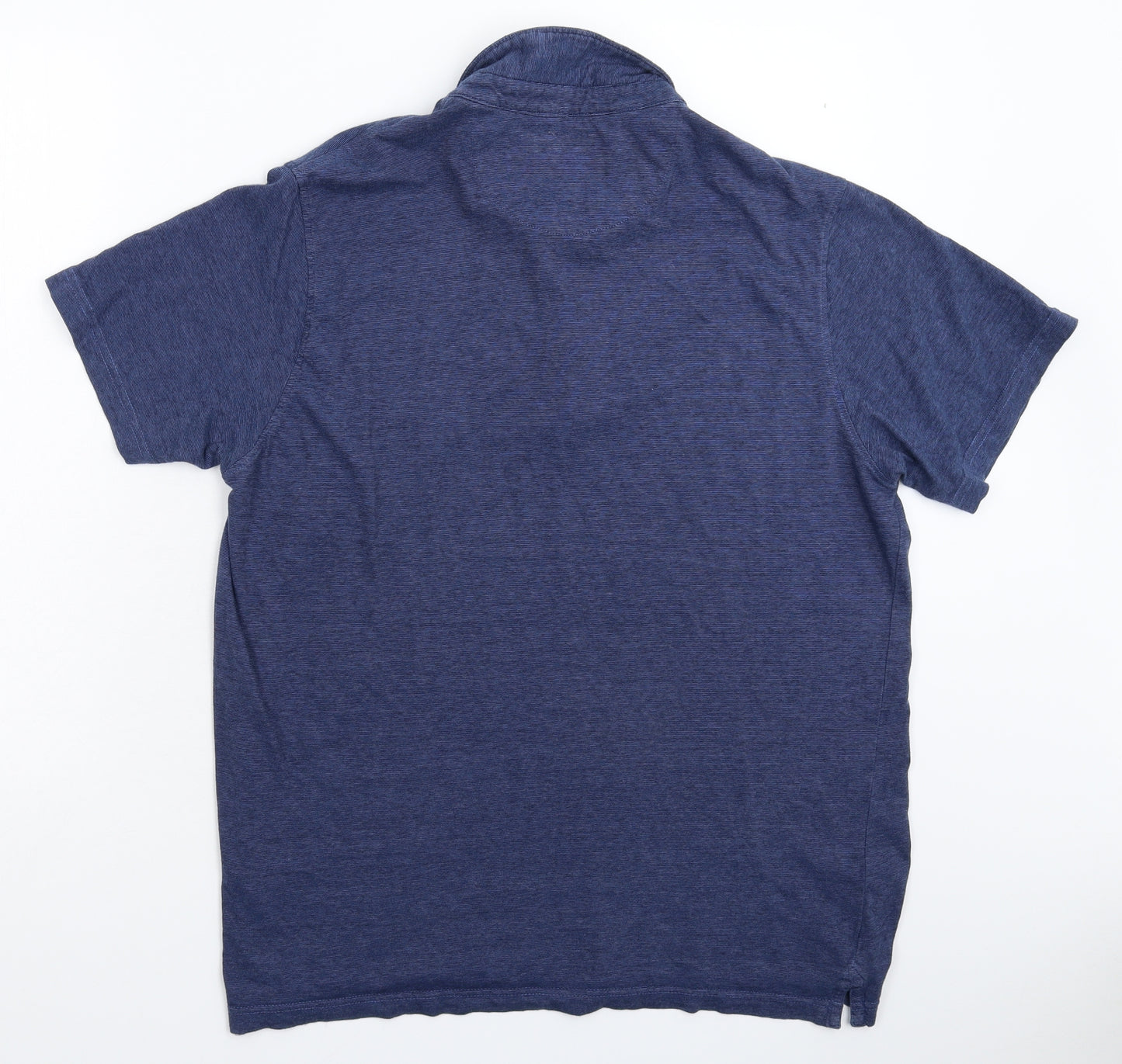 Denim & Flower Mens Blue    Polo Size XL