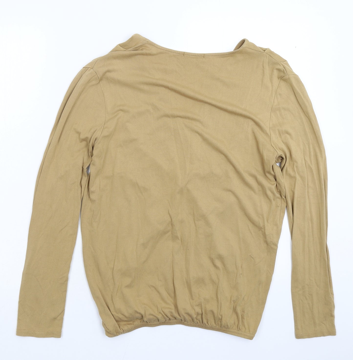 Dolls Womens Beige   Basic T-Shirt Size 12