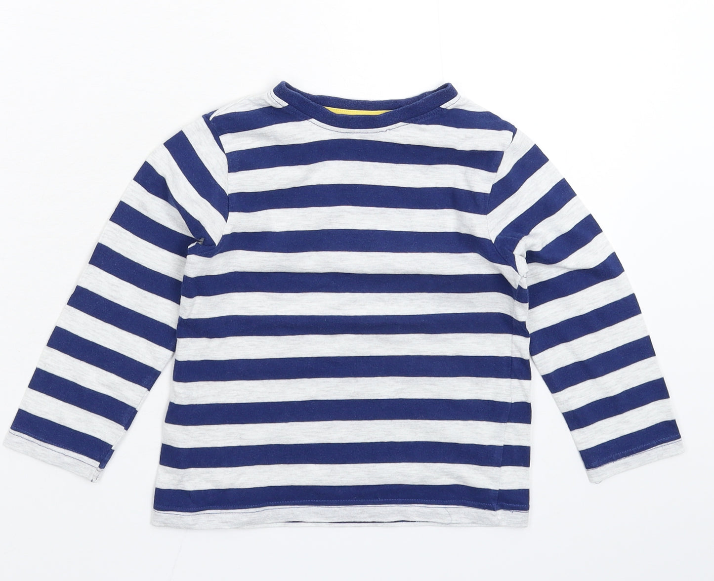 F&F Boys Blue Striped  Basic T-Shirt Size 3-4 Years