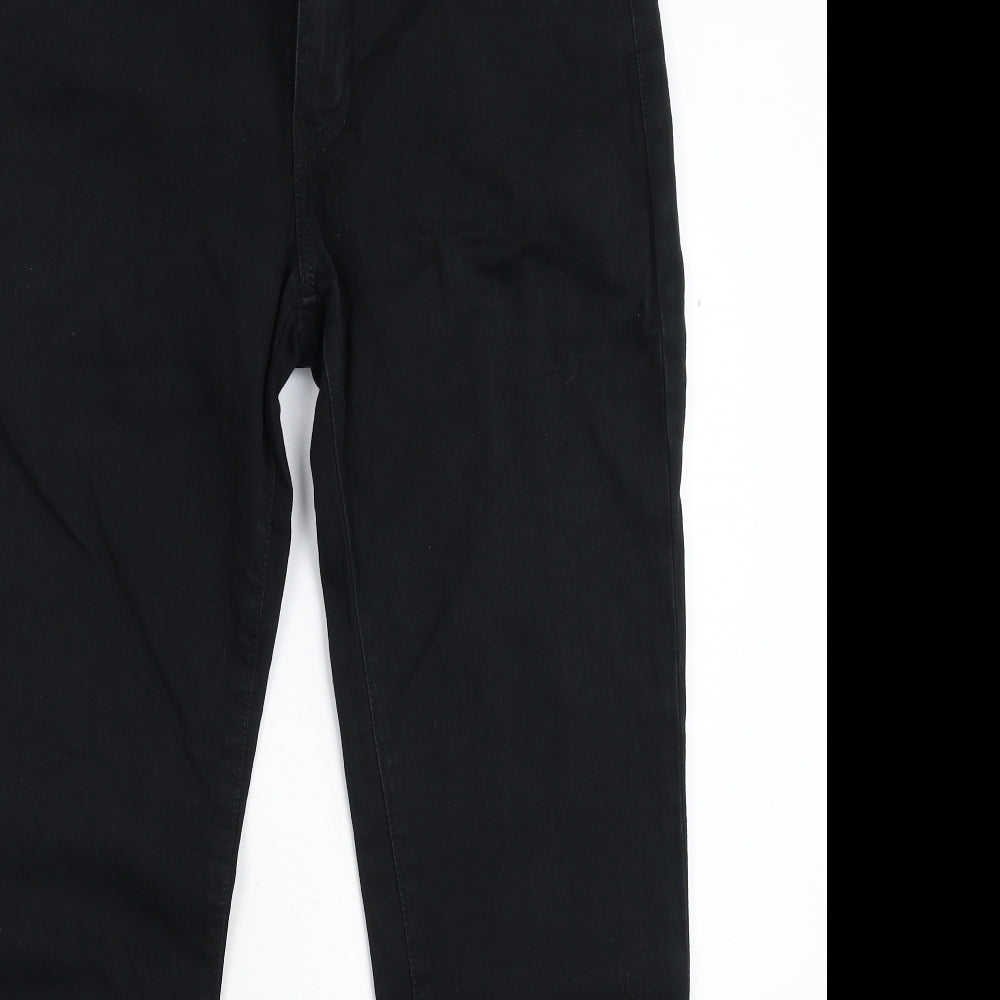 Levi's Mens Black  Denim Straight Jeans Size 34 L32 in