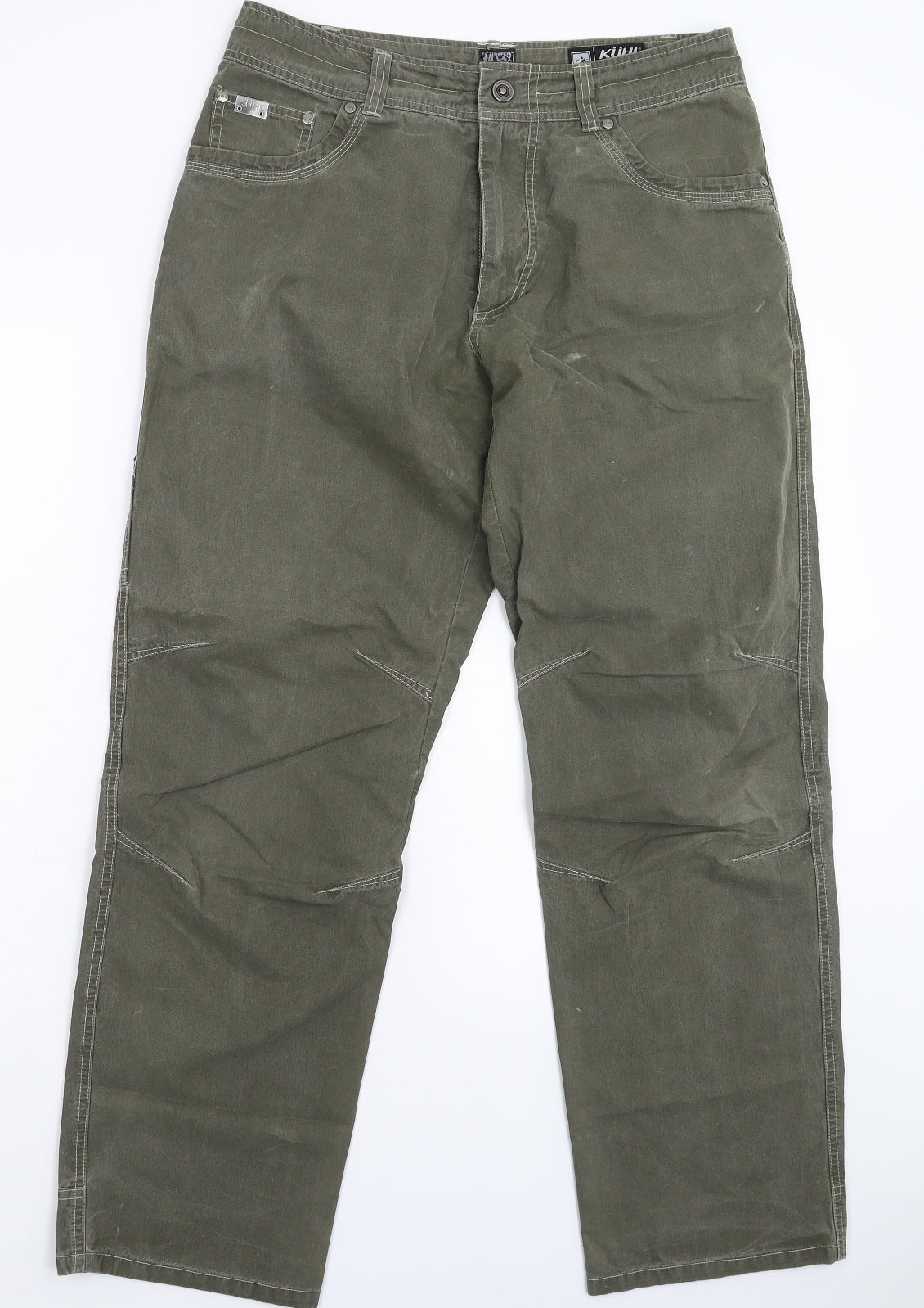 Kuhl Mens Grey  Denim Straight Jeans Size 34 L32 in