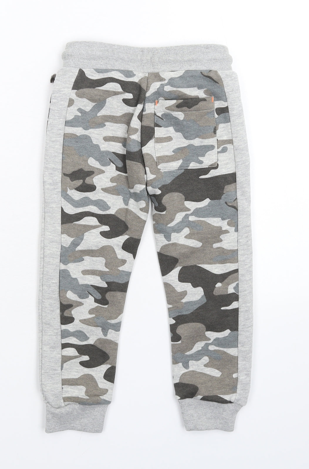 F&F Boys Grey Camouflage  Jogger Trousers Size 3-4 Years