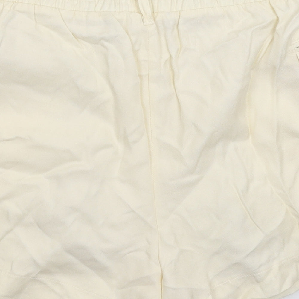 Zara Womens Beige   Hot Pants Shorts Size XS