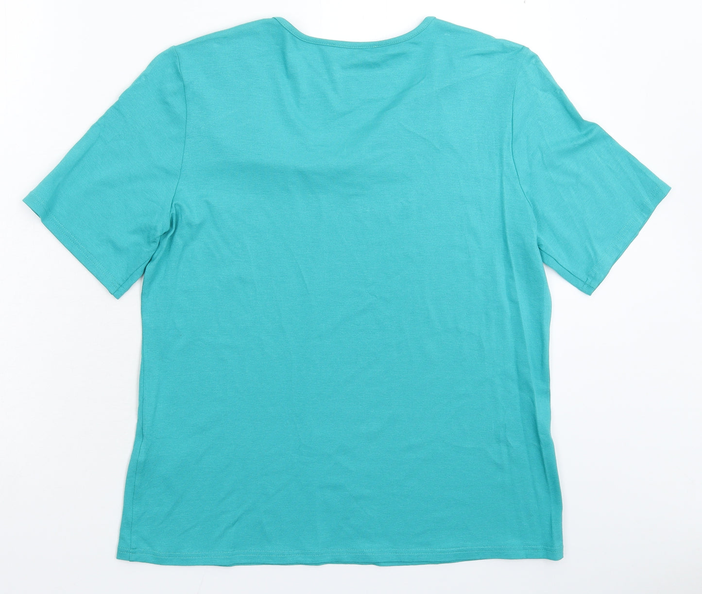 Dorisstreich Womens Green   Basic T-Shirt Size 12