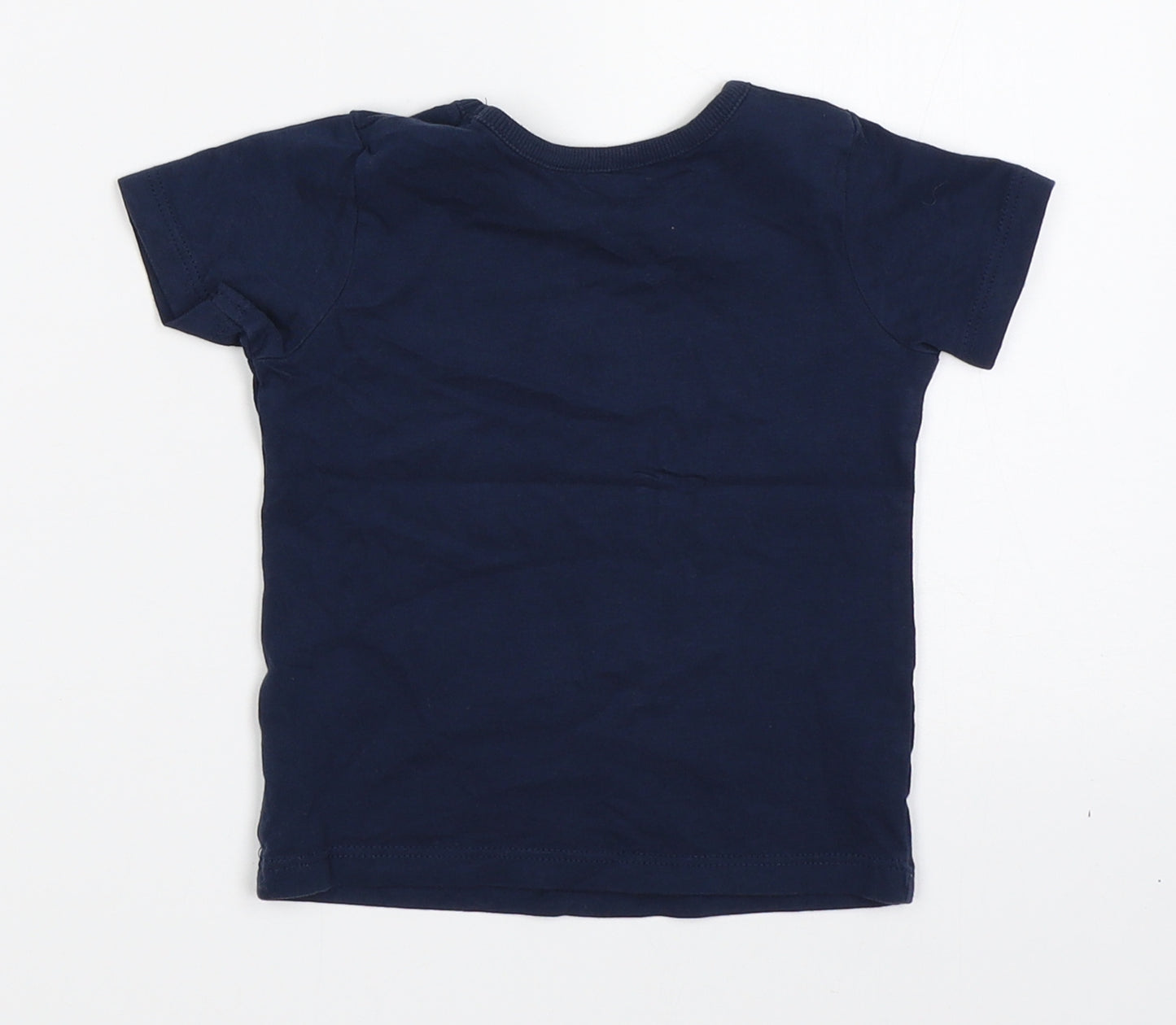 George Boys Blue   Basic T-Shirt Size 6-9 Months