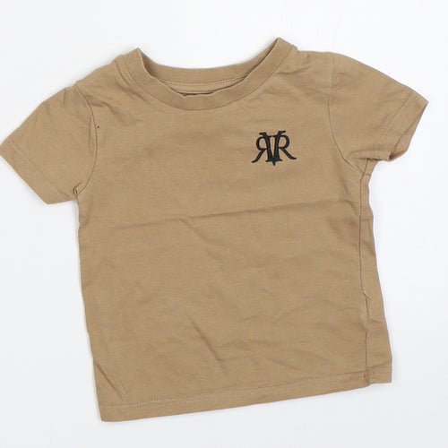 River Island Boys Beige   Basic T-Shirt Size 3-6 Months