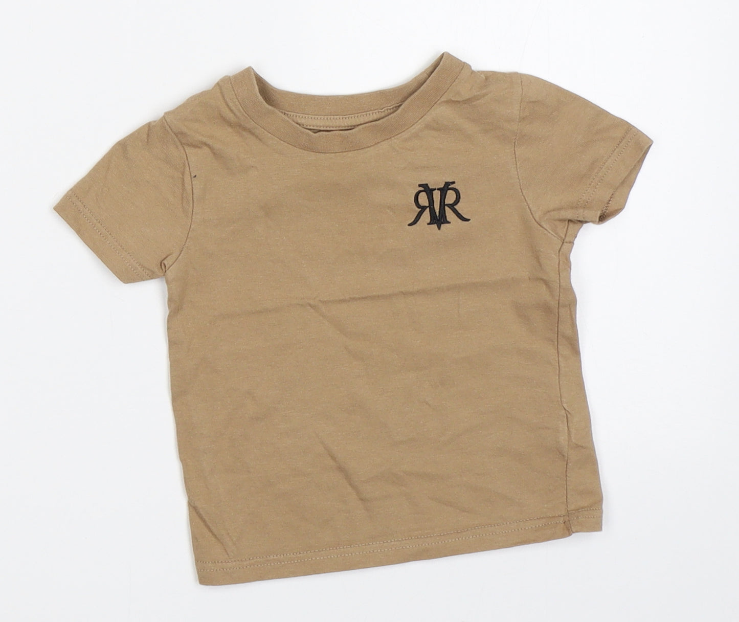 River Island Boys Beige   Basic T-Shirt Size 3-6 Months