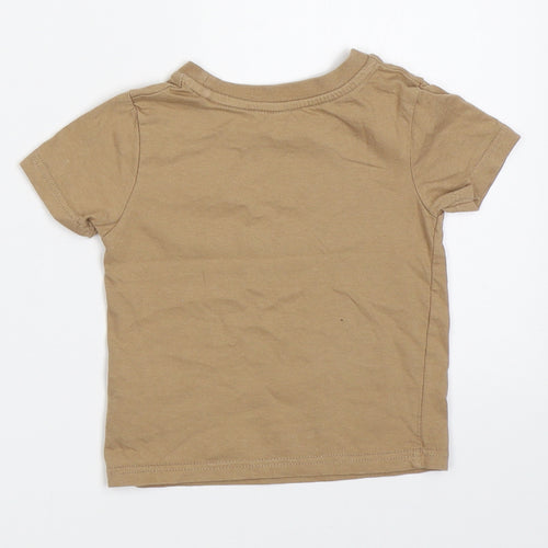 River Island Boys Beige   Basic T-Shirt Size 3-6 Months