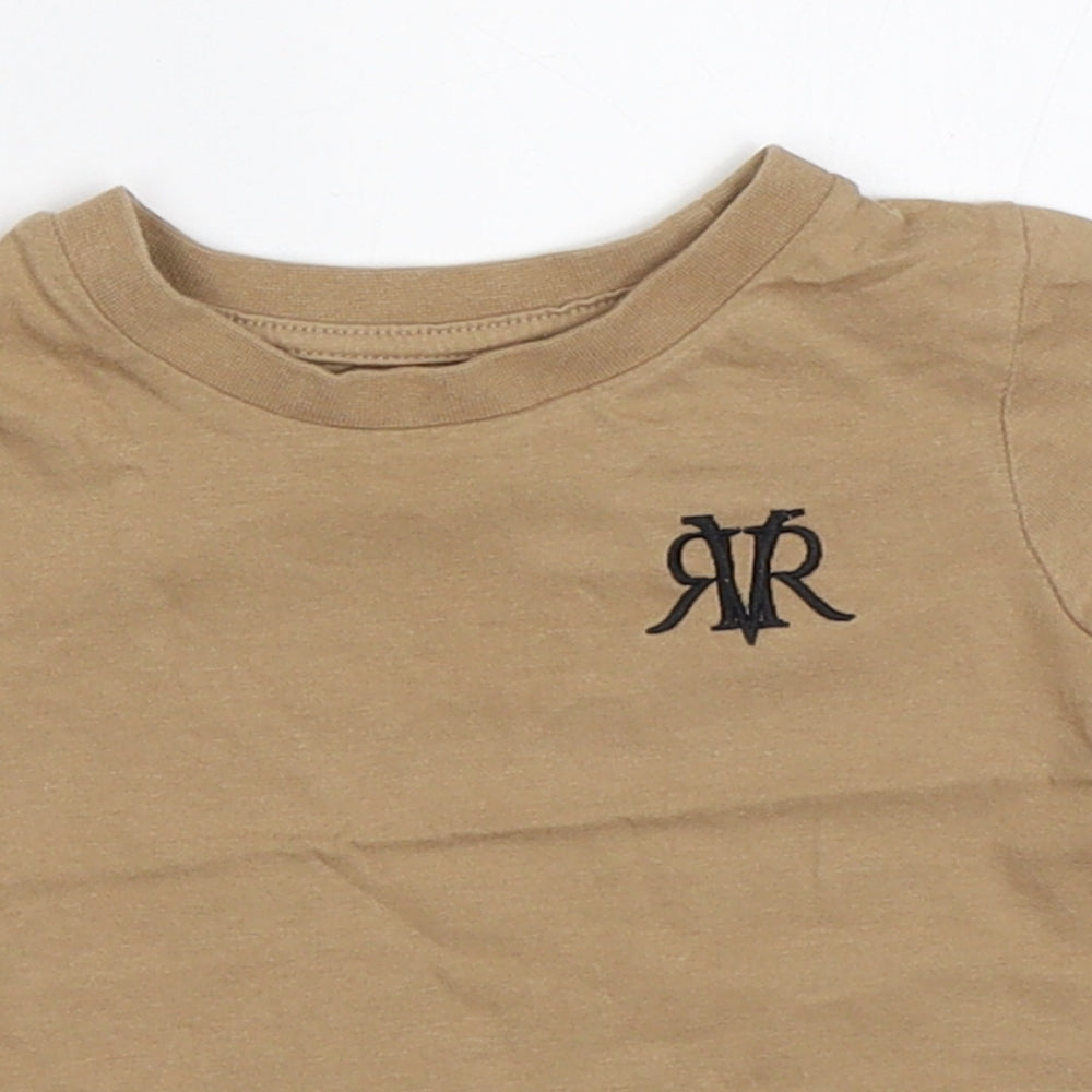 River Island Boys Beige   Basic T-Shirt Size 3-6 Months