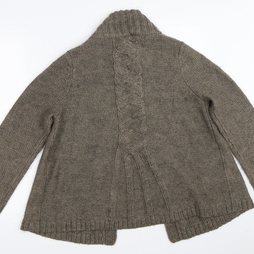 Marks and Spencer Womens Brown   Cardigan Jumper Size 16