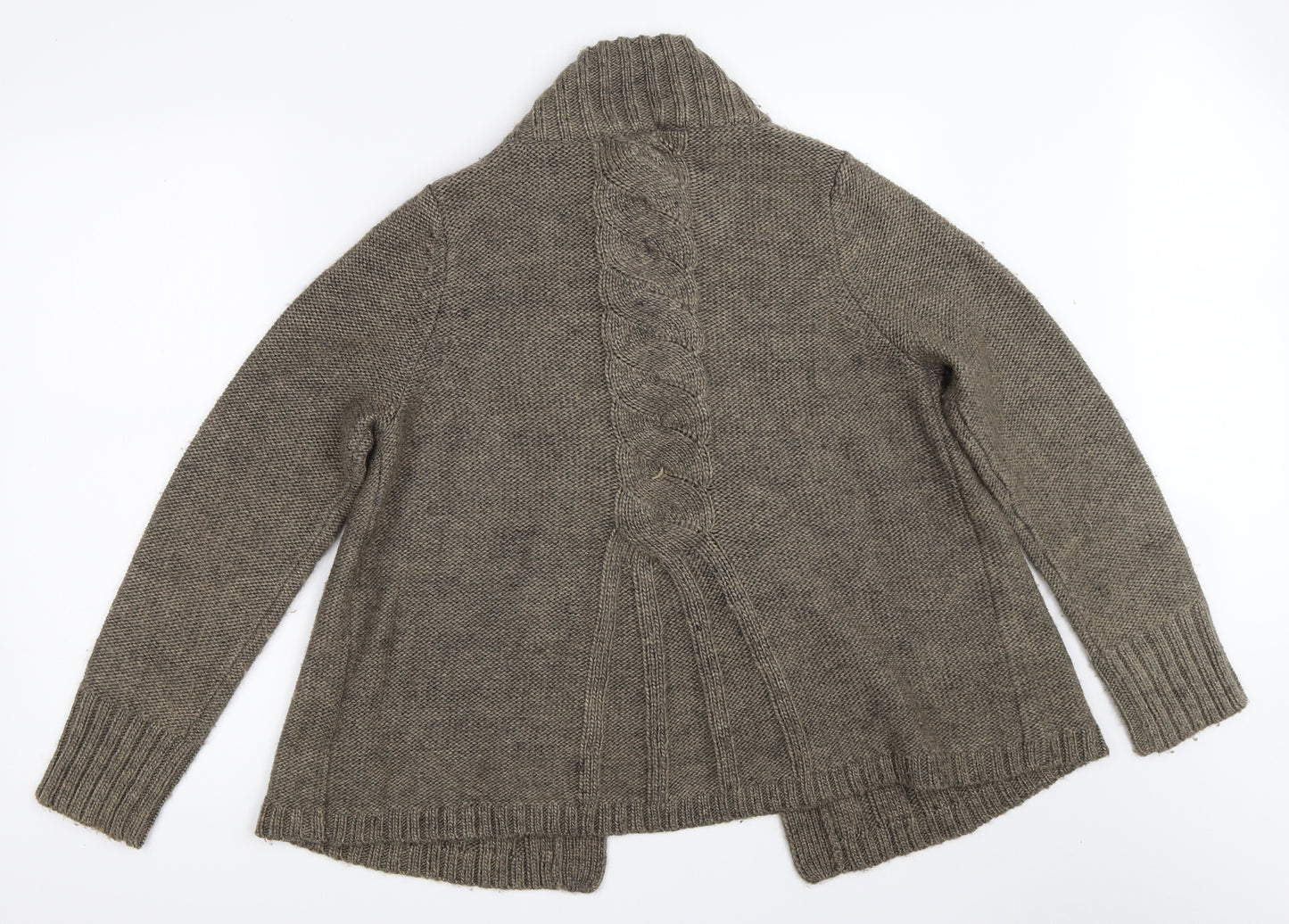 Marks and Spencer Womens Brown   Cardigan Jumper Size 16