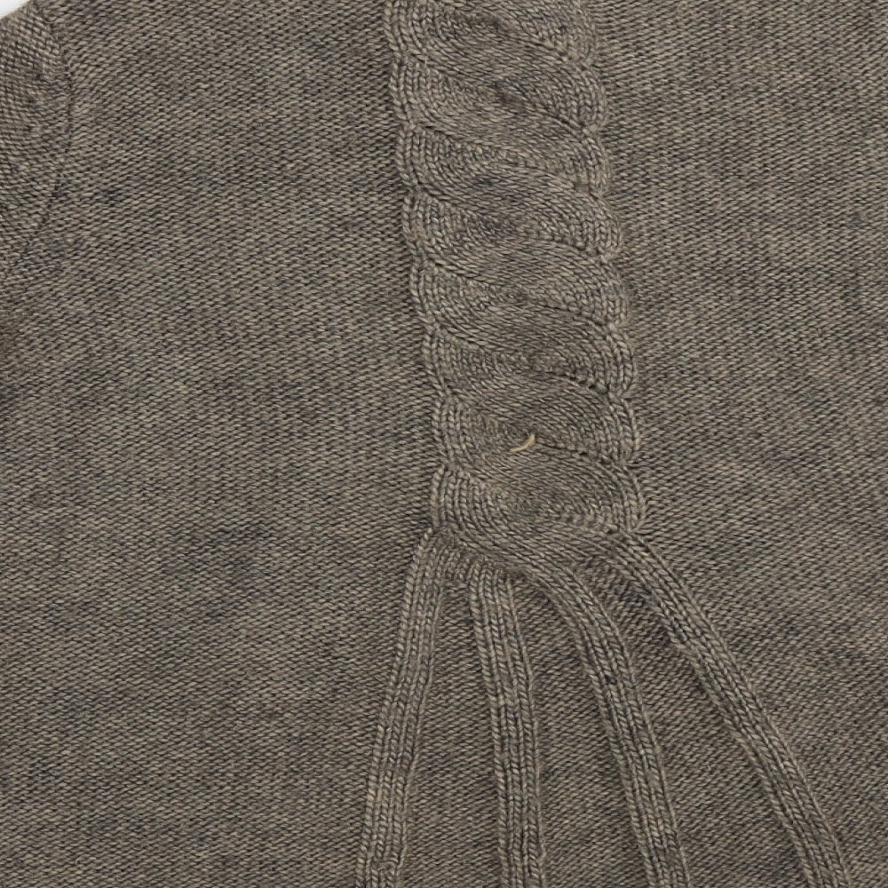Marks and Spencer Womens Brown   Cardigan Jumper Size 16
