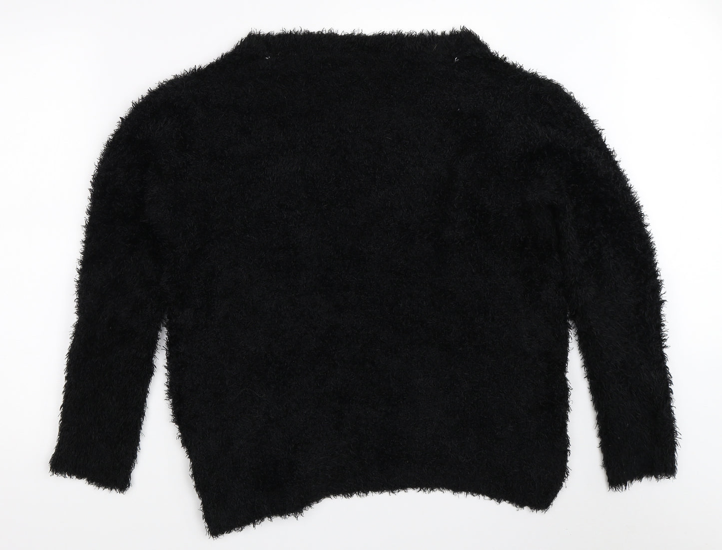 Preworn Womens Black   Cardigan Jumper Size 16