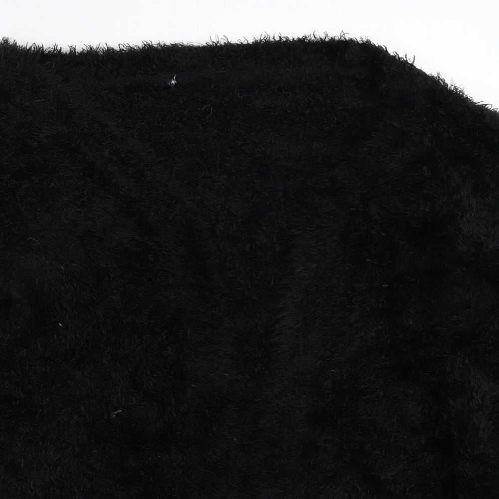 Preworn Womens Black   Cardigan Jumper Size 16