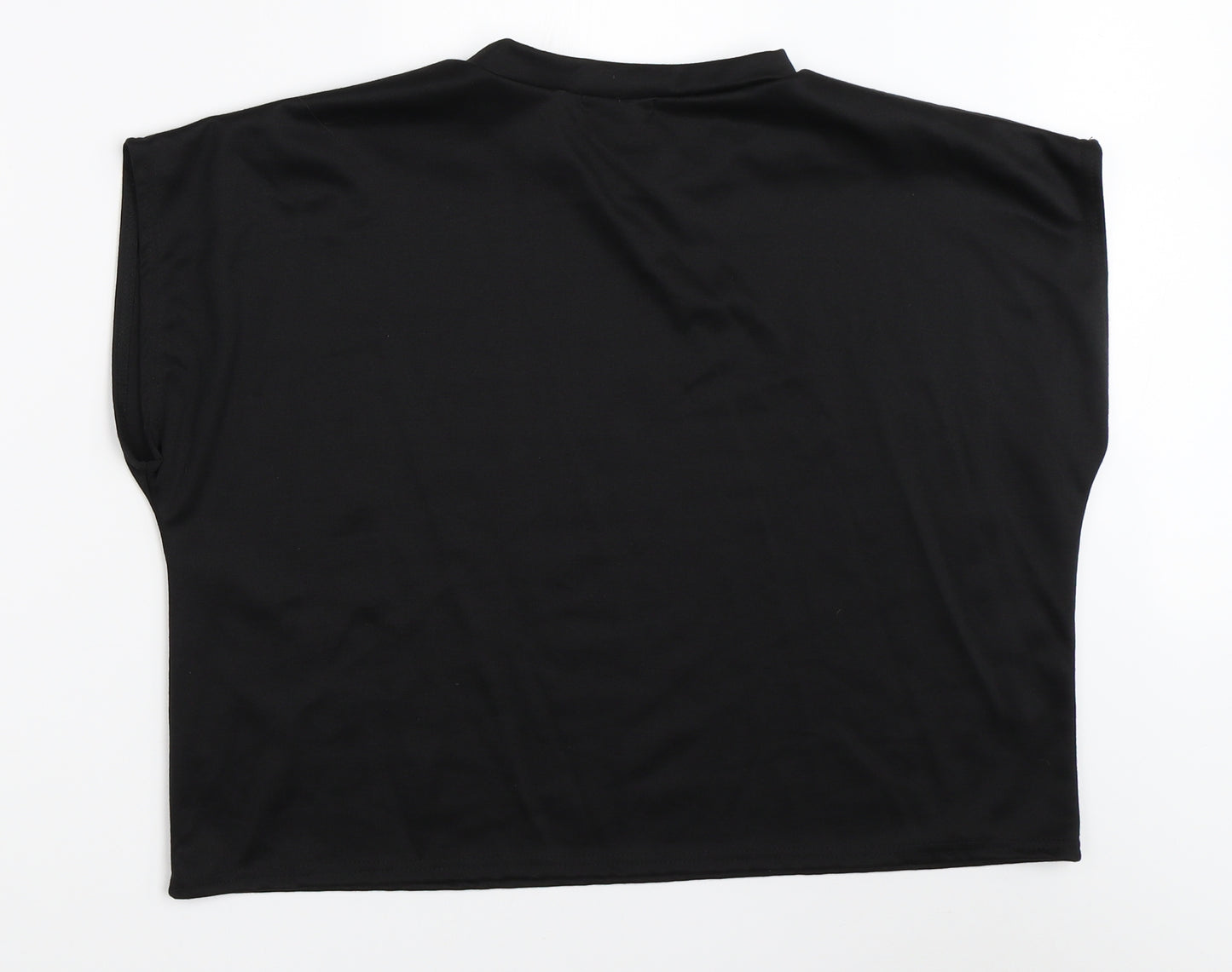 Great Feeling Womens Black   Basic T-Shirt Size M