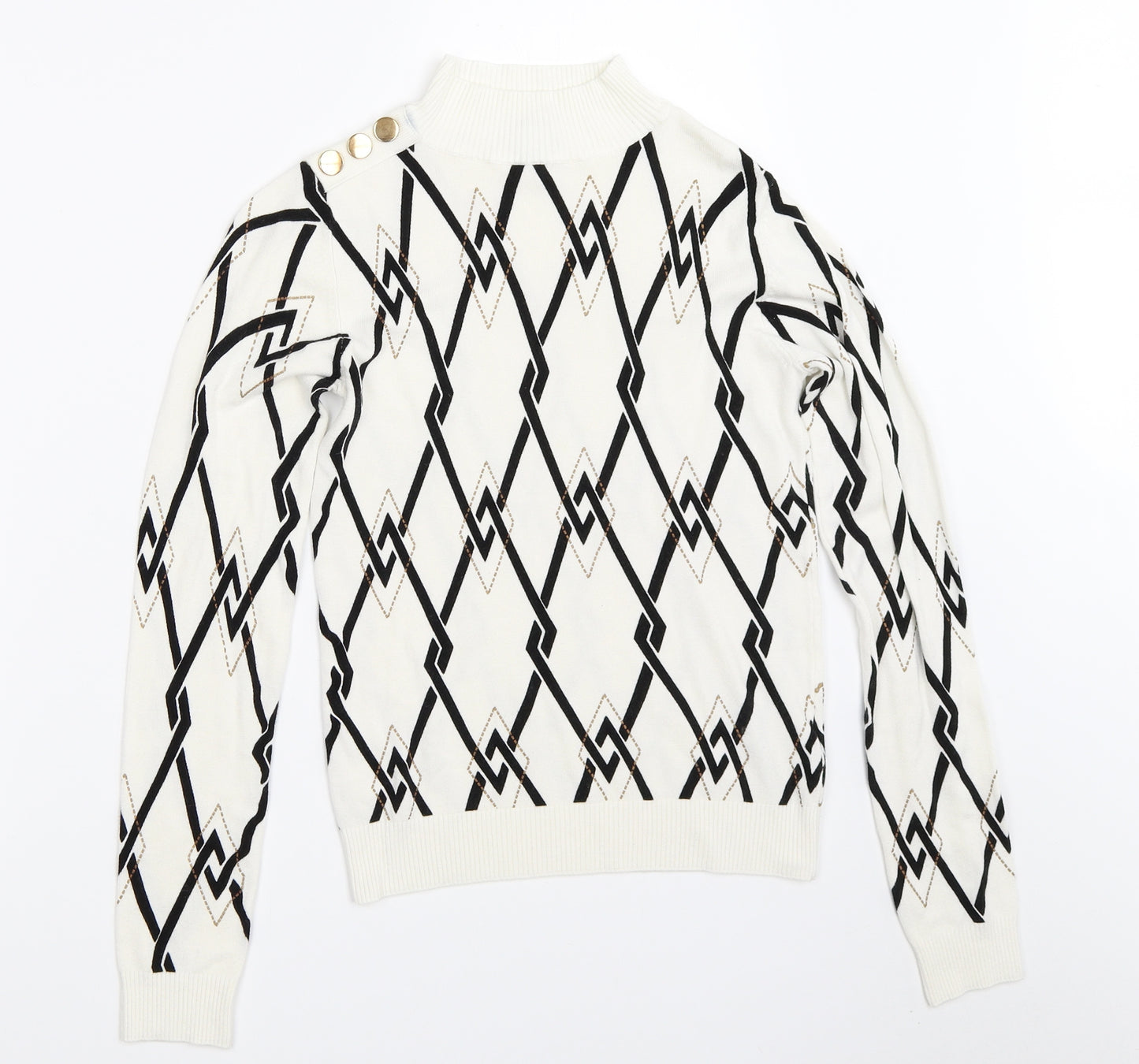 River Island Womens Ivory   Pullover Jumper Size 10