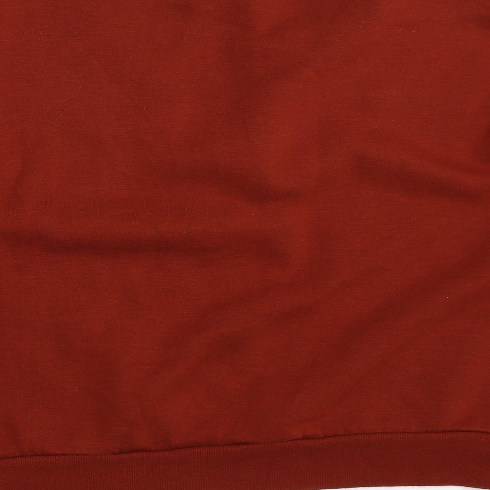 Primark Womens Orange   Henley Sweatshirt Size 10