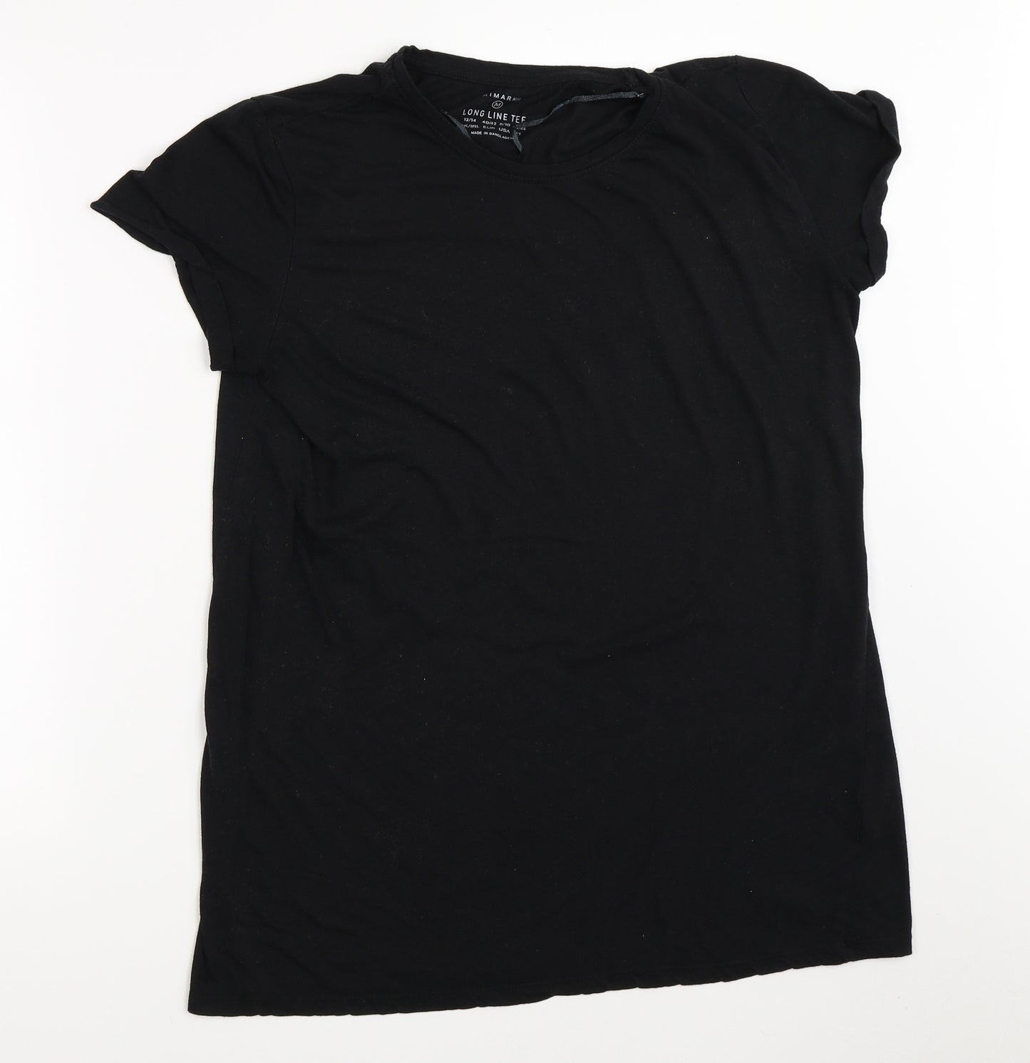 Primark Womens Black   Basic T-Shirt Size M