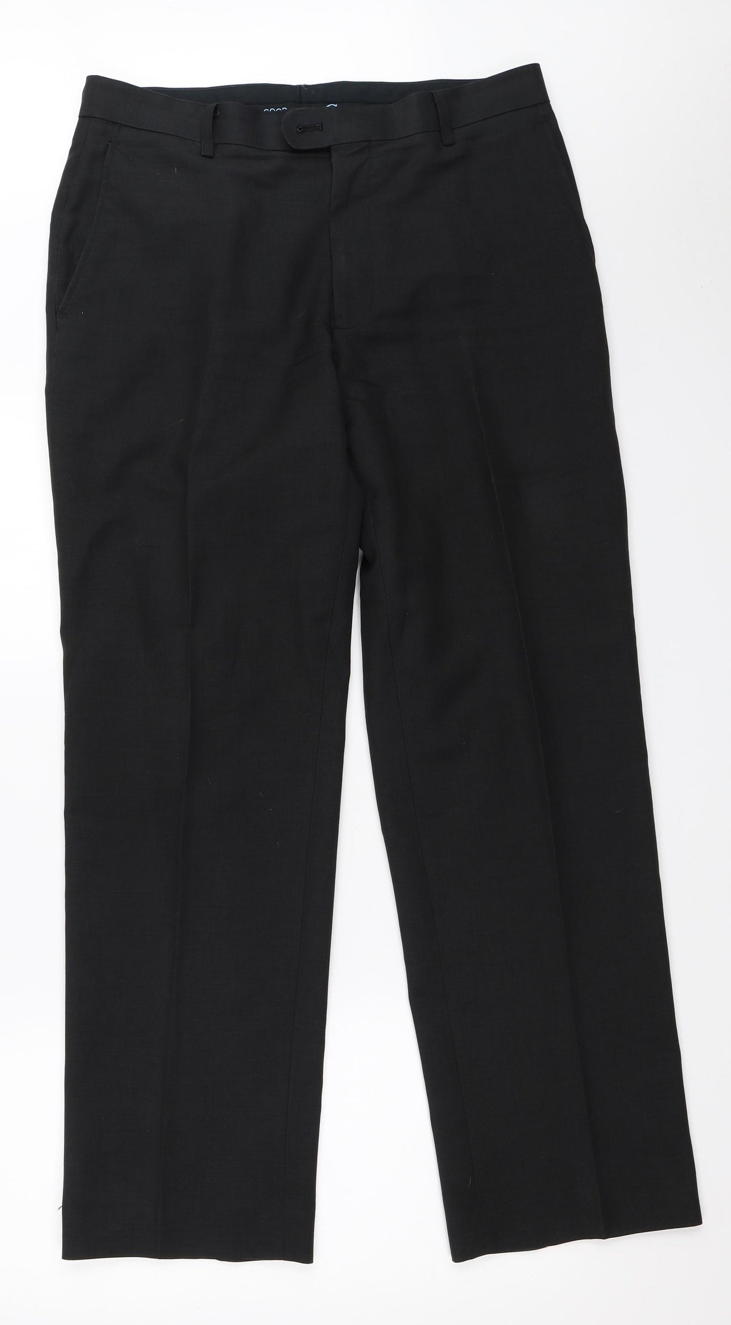 Feel Good Mens Black   Trousers  Size 34 in L31 in