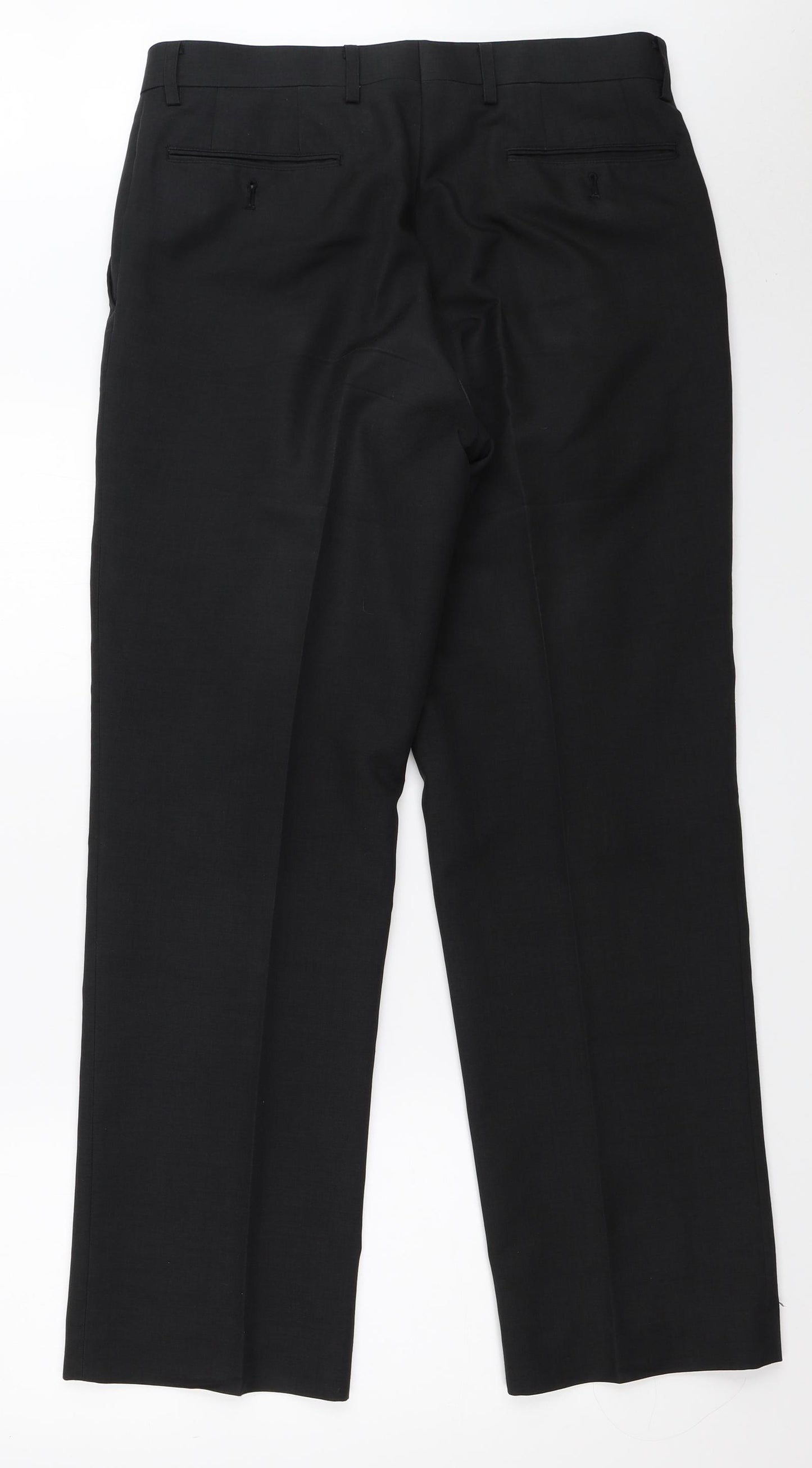 Feel Good Mens Black   Trousers  Size 34 in L31 in
